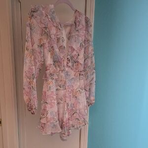 Floral Ruffle Romper